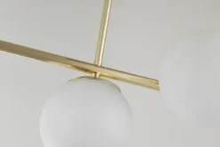 LAMPADA MODERNA DA SOFFITTO CLASSICA ORO LEDO W3