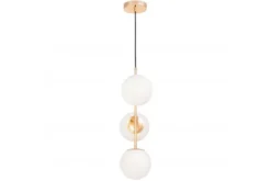 Lampadario a sfera 3 luci oro caldo STELVIO W3