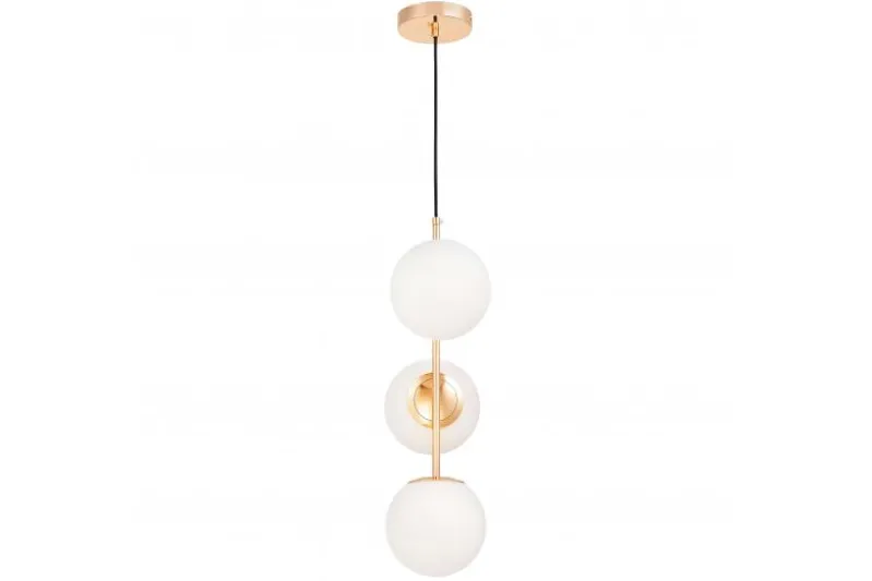 Lampadario a sfera 3 luci oro caldo STELVIO W3