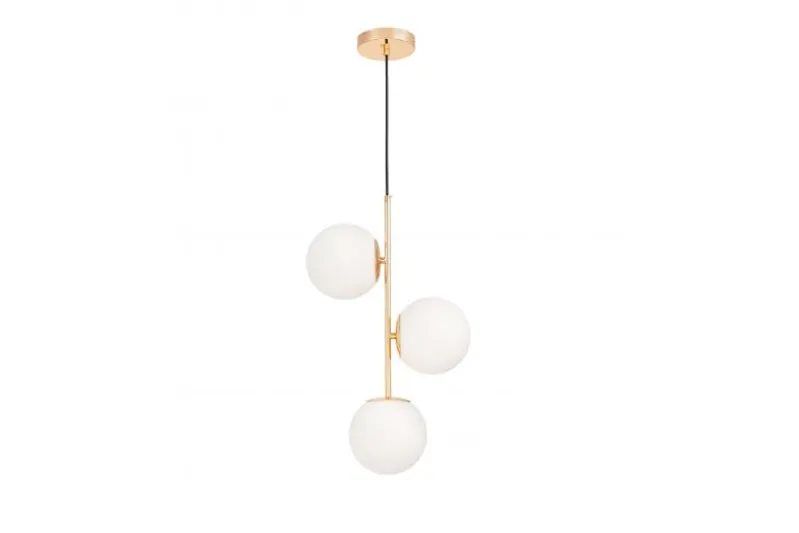 Lampadario a sfera 3 luci oro caldo STELVIO W3