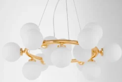 Lampadario a sfera oro caldo 15 luci MARSIADA W15