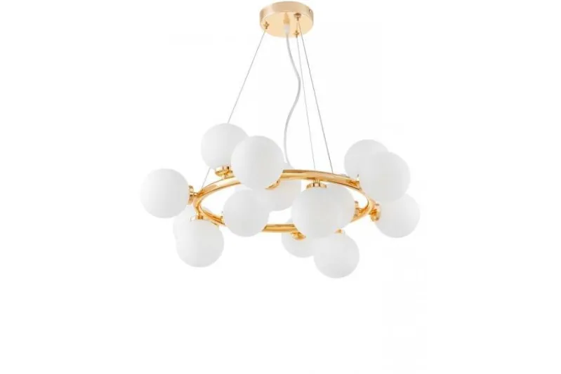 Lampadario a sfera oro caldo 15 luci MARSIADA W15