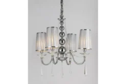 Lampadario a sospensione classico FABIONE W4 Cromato