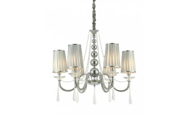 Lampadario a sospensione classico FABIONE W6 Cromato