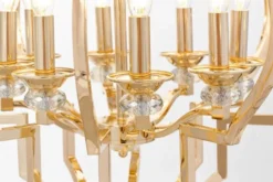 Lampadario a sospensione classico vintage CESARO W8 Oro