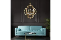 Lampadario a sospensione classico vintage CESARO W5 Oro