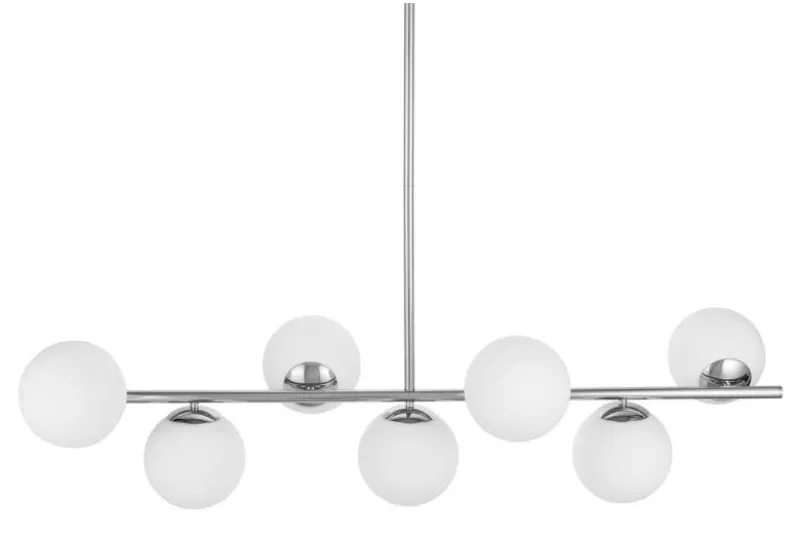 Lampadario a sospensione di design moderno FREDICA W7 Cromo