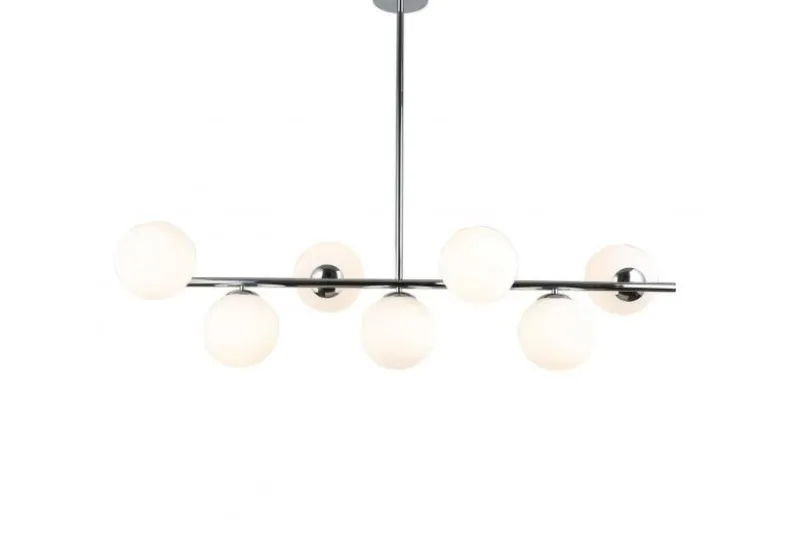 Lampadario a sospensione di design moderno FREDICA W7 Cromo