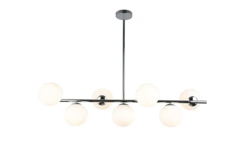 Lampadario a sospensione di design moderno FREDICA W7 Cromo