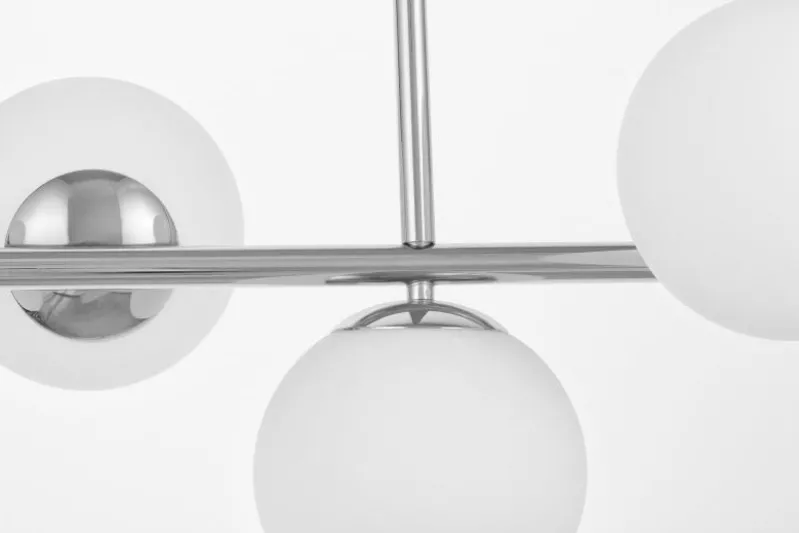Lampadario a sospensione di design moderno FREDICA W7 Cromo