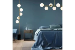 Lampadario a sospensione di design moderno FREDICA W7 Ottone