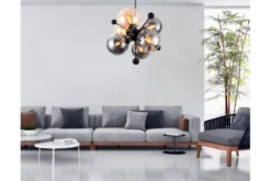Lampadario a sospensione di design moderno 6 luci a sfere in vetro AFRODIS W6