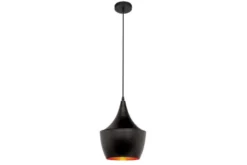 Lampadario a sospensione in stile industriale vintage colore nero