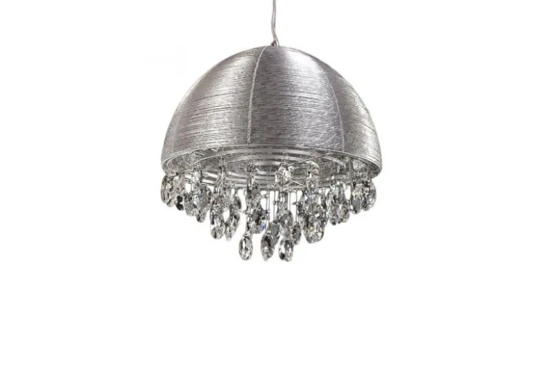 Lampadario a sospensione Leonella Argento