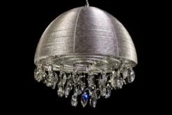 Lampadario a sospensione Leonella Argento