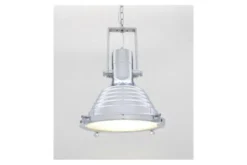 Lampadario a sospensione stile industriale Botti Cromato