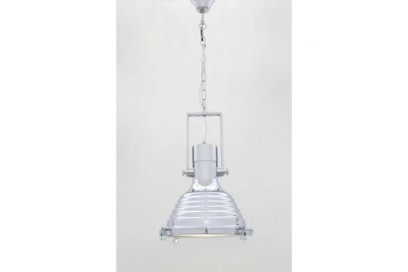Lampadario a sospensione stile industriale Botti Cromato