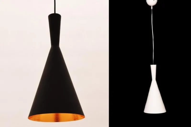 Lampadario a sospensione stile industriale Foggi 12A Nero