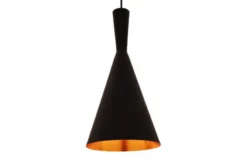 Lampadario a sospensione stile industriale Foggi 12A Nero