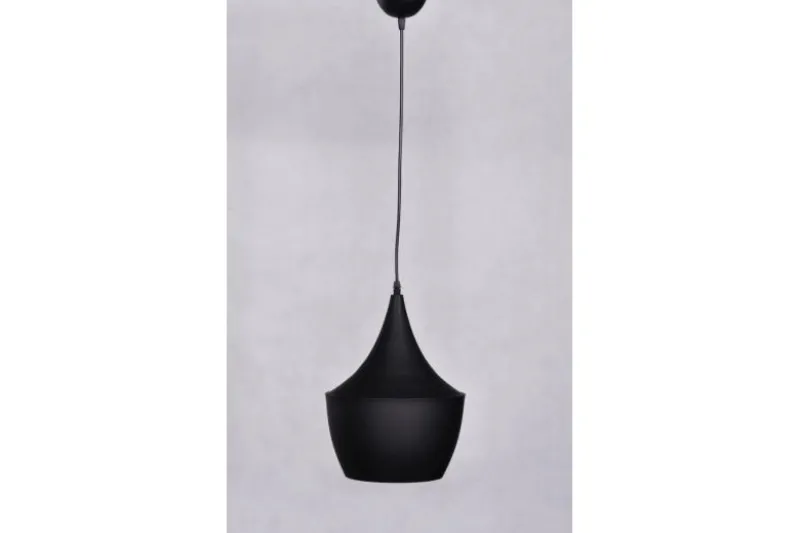 Lampadario a sospensione stile industriale Foggi 12B Nero