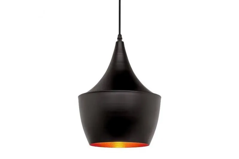 Lampadario a sospensione stile industriale Foggi 12B Nero