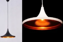Lampadario a sospensione stile industriale Foggi 12C Bianco