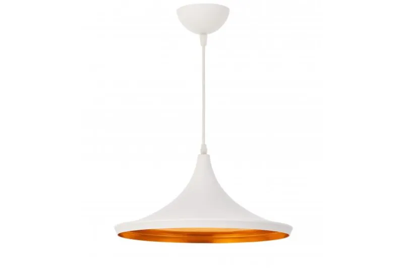 Lampadario a sospensione stile industriale Foggi 12C Bianco