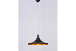 Lampadario a sospensione stile industriale Foggi 12C Nero