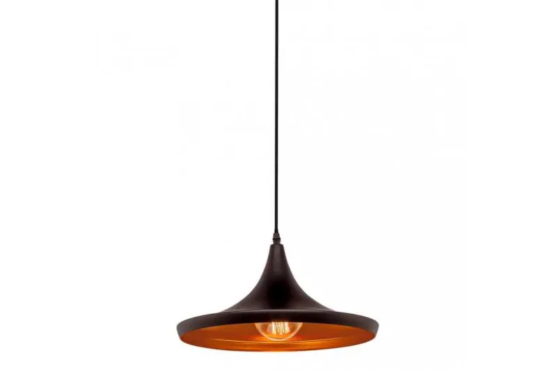 Lampadario a sospensione stile industriale Foggi 12C Nero