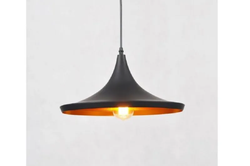 Lampadario a sospensione stile industriale Foggi 12C Nero