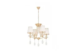 Lampadario classico oro e cristalli DOMINNI W4