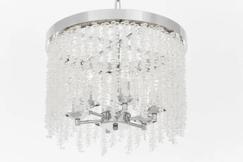 Lampadario con cristalli moderno cromo BALMENA D40
