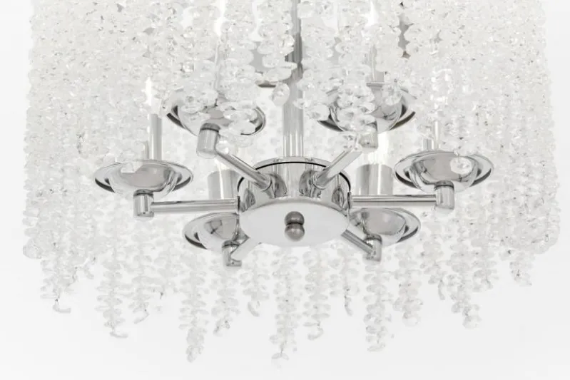Lampadario con cristalli moderno cromo BALMENA D40