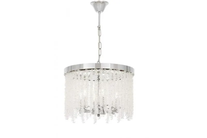 Lampadario con cristalli moderno cromo BALMENA D40