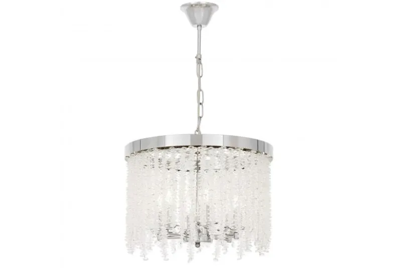 Lampadario con cristalli moderno cromo BALMENA D40