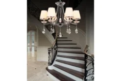 Lampadario di cristallo Dominni W6 Cromato