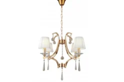 Lampadario di cristallo Venisia W4 Oro