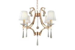 Lampadario di cristallo Venisia W4 Oro
