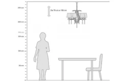 Lampadario di cristallo Venisia W8 Oro