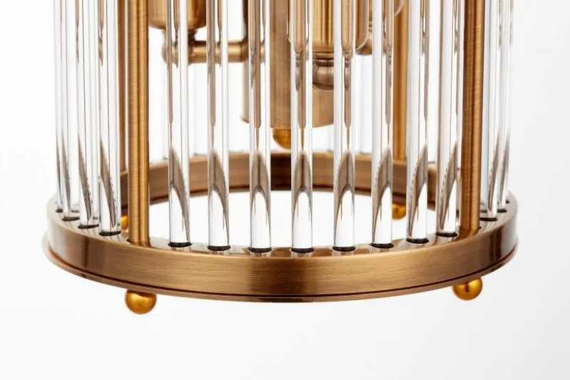 Lampadario di design moderno in ottone e vetro BOSTON W3
