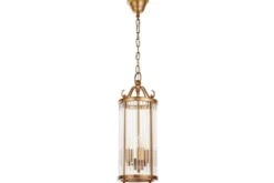 Lampadario di design moderno in ottone e vetro BOSTON W3