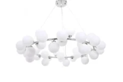 Lampadario di design moderno 40 luci MARSIADA W40 Cromato