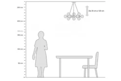 Lampadario di design moderno 15 luci MARSIADA W15 Cromo