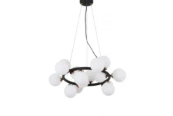 Lampadario di design moderno 15 luci Nero Oro caldo MARSIADA W15