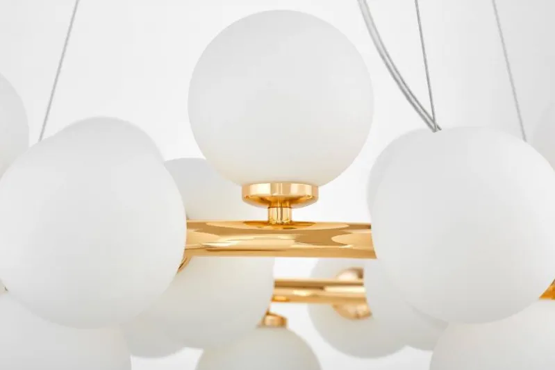 Lampadario di design moderno 40 luci oro caldo MARSIADA W40