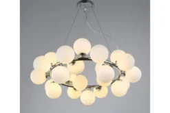 Lampadario 25 luci a sfere in vetro MARSIADA W25 Cromo
