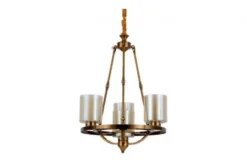 Lampadario moderno ottone 4 luci SANTINI W4
