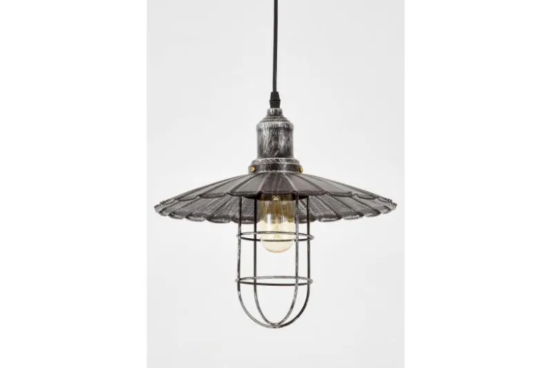 LAMPADA SOSPENSIONE ARGENTO ANTICO LATARO W1