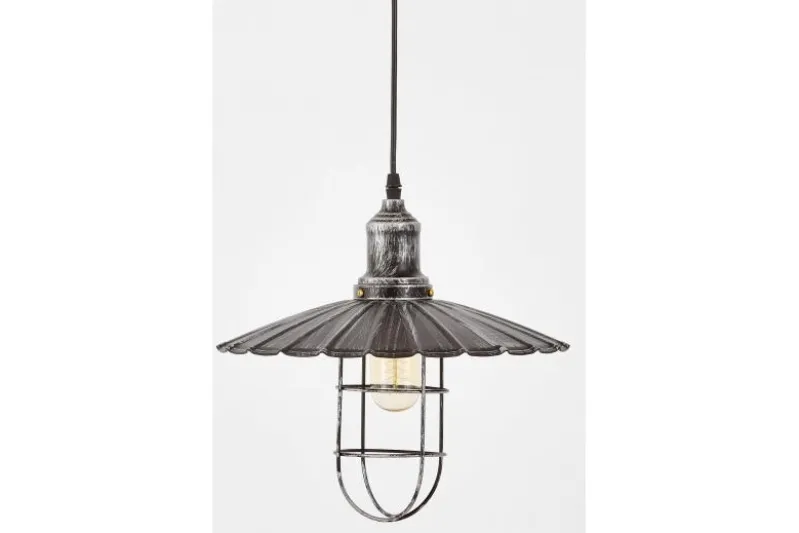 LAMPADA SOSPENSIONE ARGENTO ANTICO LATARO W1