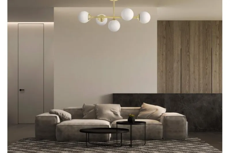 LAMPADA SOSPENSIONE MODERNA DA SOFFITTO CLASSIC ORO FINO W5